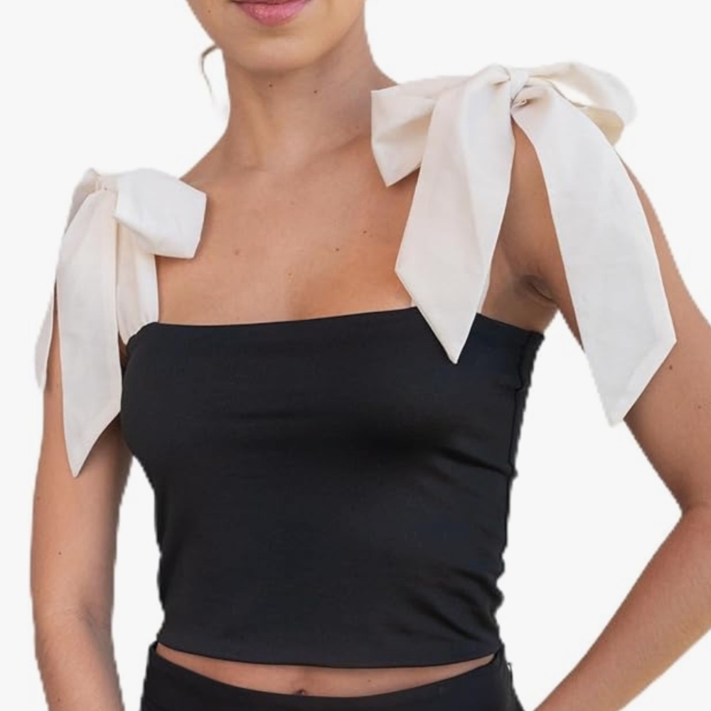 Black with white straps. Calu resortwear size Large